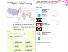 Tablet Screenshot of design-agency.com